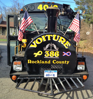 Watch for the Sloatsburg Memorial Post 1643 Annual Christmas Train, Saturday, December 6, throughout the morning (raindate: Saturday, December 13).