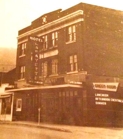 Way back when the Hotel Lafayette stood its ground in Suffern, NY. / via Suffern historical documents.