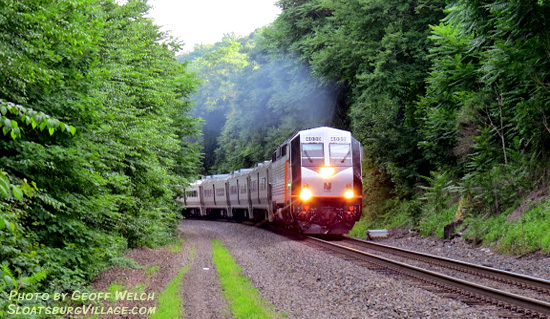 Weekend train traffic from Sloatsburg to Harriman will be disrupted through mid-August.