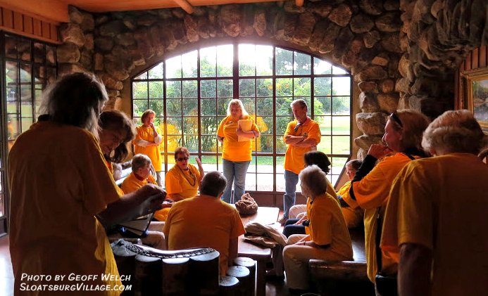 Members of Sterling Forest Partnership met before a recent Palisades Interstate Parks Commission meeting.