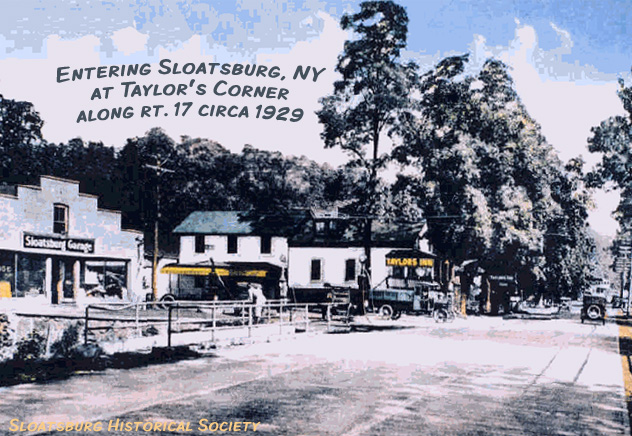 Sloatsburg old main drag -- along Rt. 17 in 1929. The village celebrates 85 years as an official village in the Town of Ramapo.