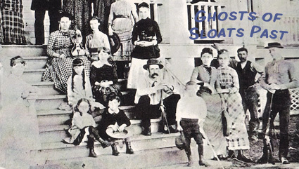 Members of Henry Sloat's family on the porch steps of Harmony Hall / Courtesy Harmony Hall