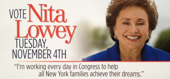 Long time Congresswoman Nita Lowey's final pitch to constituents in her re-election bid.