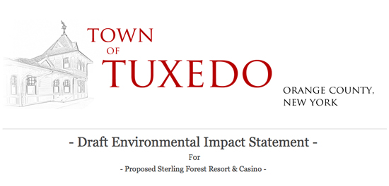 The Town of Tuxedo approved RW Orange County's Draft Environmental Impact Statement, releasing for public comment. 