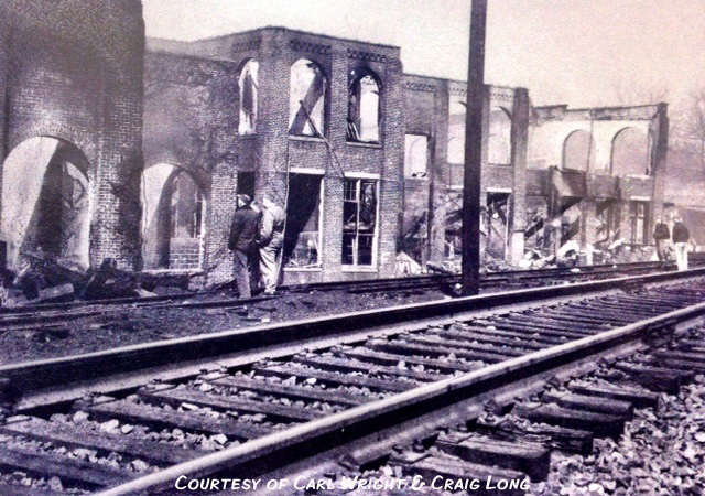 Remains of the Sloatsburg mill that stood between the railroad tracks and Ramapo River at Mill Street.