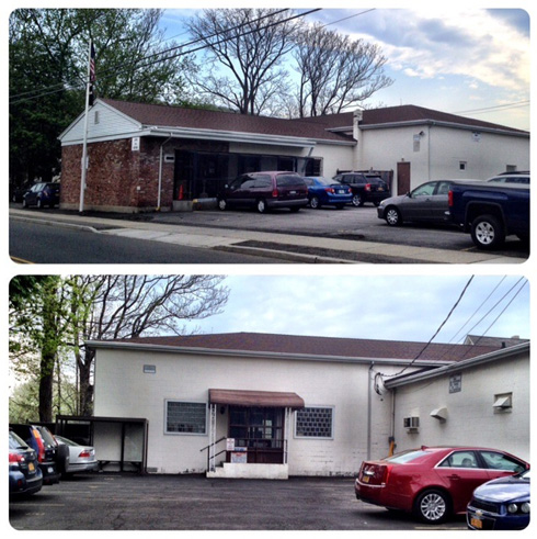 Suffern VFW property that the village has agreed to acquire that includes valuable rental parking spaces.