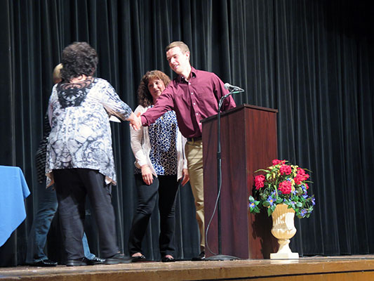 Sloatsburg student Brendan Lenihan won two awards -- the Kevin Osborn Memorial Scholarship and Ramapo Policemen’s Benevolent Association, Inc. Scholarship. / Photo courtesy of the Ramapo Central School District