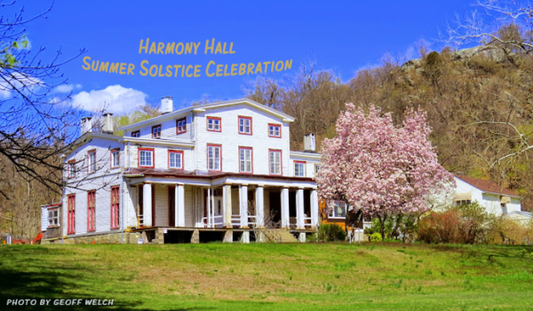 Harmony Hall in Sloatsburg will host a Summer Solstice Celebration on Saturday, June 20, from 2 p.m. through 5 p.m. that will include nature walks and arts & crafts for kids.