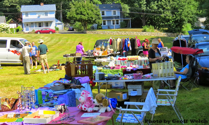 The third annual Dog Days of Summer flea market and yard sale takes place on the Great Lawn at Harmony Hall in Sloatsburg, NY. Saturday, July 25, from 9am to 5pm.  
