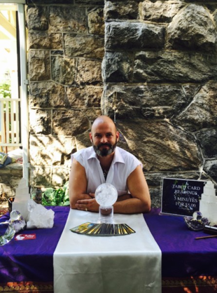 Livanis last set up at the Sloatsburg Public Library Fall Festival though he can also be found at the American Dry Cleaners located in Sloatsburg's center village. The harvest season is always alive with the breath of the spirit world.