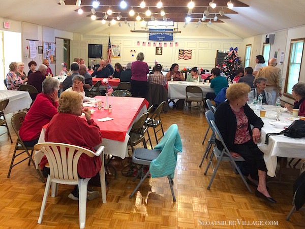 Seniors and family members enjoyed a lunch complete with birthday cake at the Sloatsburg Senior Center, which celebrated those members who turned 90 years old this year.