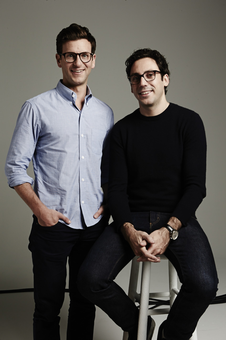 Warby Parker co-founders and co-CEOs Dave Gilboa, left, and Neil Blumenthal, right, both expressed named Sloatsburg and Rockland County as a perfect location to open the company's first optical lab.
