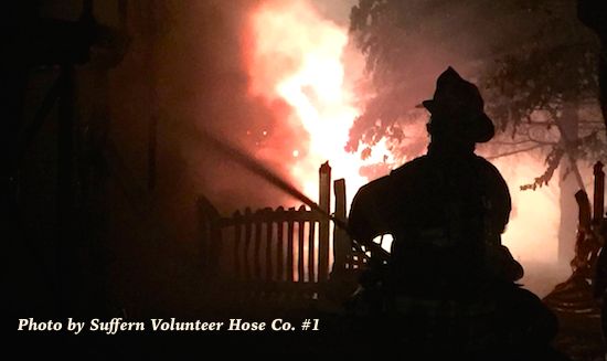 The Suffern Fire Department fought a fierce house fire Friday, assisting by mutual aid from surrounding fire departments. The blaze at Bridge Street is still under investigation, according to the Suffern Poice Department.