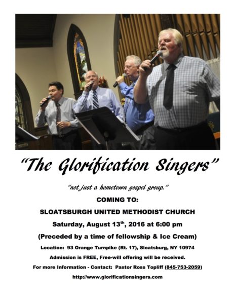 Glorification Singers Flier rev 1