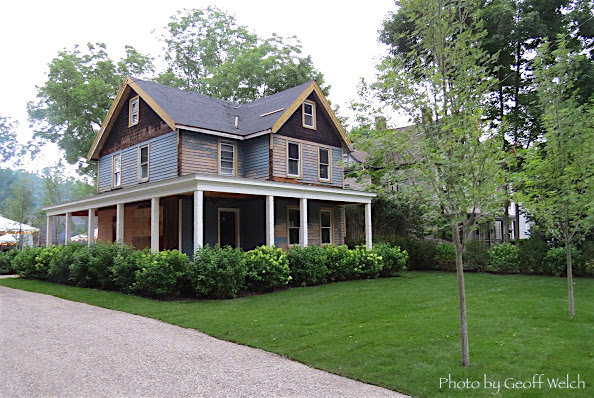 The main "Blue Barn" property that is the centerpiece of Michael Bruno's Sloatsburg Village center development plan that looks to create a bucolic hiking, biking, foodie cooridor with the Village as a destination for adventurers.