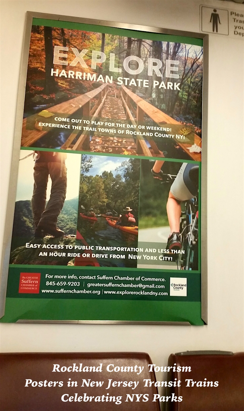 A recent grant-funded Rockland County Economic & Tourism media campaign promoted Harriman State Park and Rockland's trail towns and villages. 