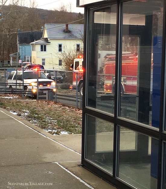 The Sloatsburg Volunteer Fire Department responded promptly to the reported Sloatsburg Train Station track fire, helping to keep the MTA morning train on schedule.