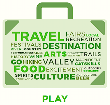 Work and Play icons from the Mid Hudson Economic Development Council's 2016 progress report that advocates and rewards economic investments in the Mid Hudson valley counties via the NY state development grant process.