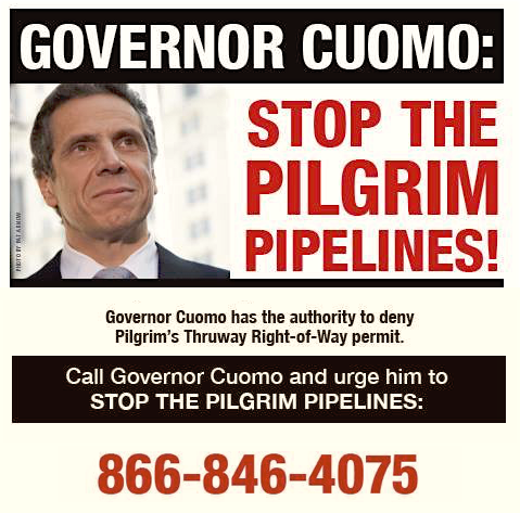 Cuomo Pilgrim Pipelines call to action